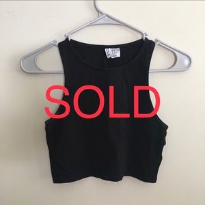 SOLD — High Rise Crop Top